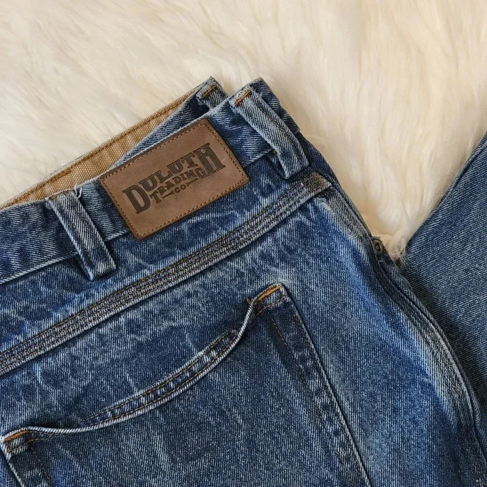 DULUTH Trading Mens Heavy Denim Work Jean 38 x 28 38/28 - Picture 2 of 6